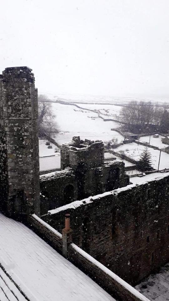 Due to the snow, the castle is closed today - Monday 24th February 2020