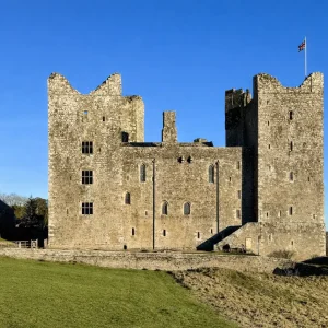 Bolton castle blue sky