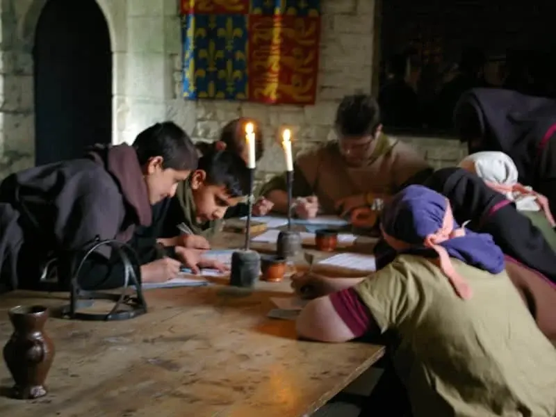 children-learning-about-early-18th-century-life